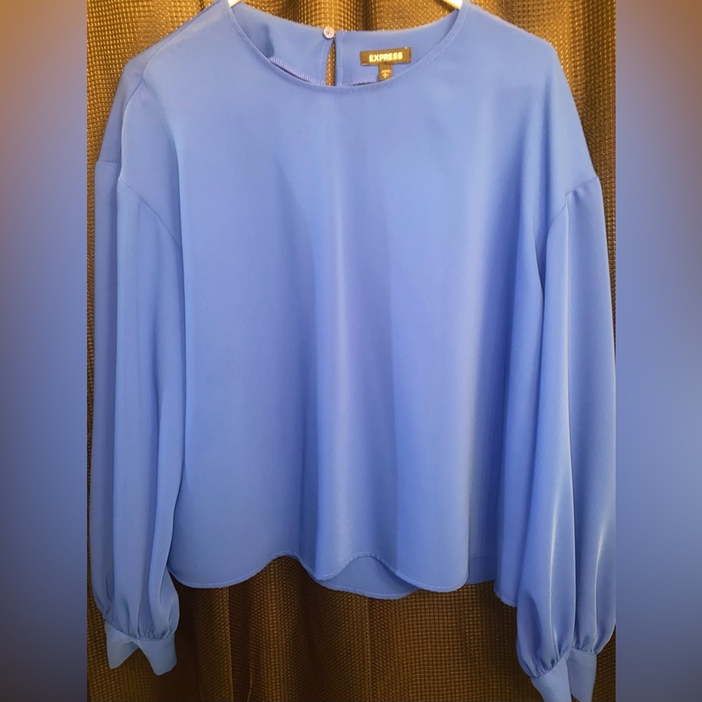 Royal blue blouse